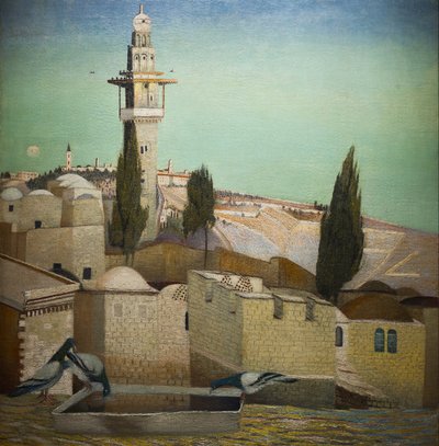 The Mount of Olives in Jerusalem by Tivadar Kosztka Csontvary